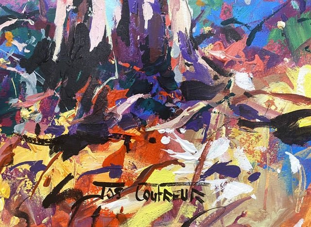 Road through the Forest 10 - Original Art - Gold Coast Gallery Of ArtJos Coufreur