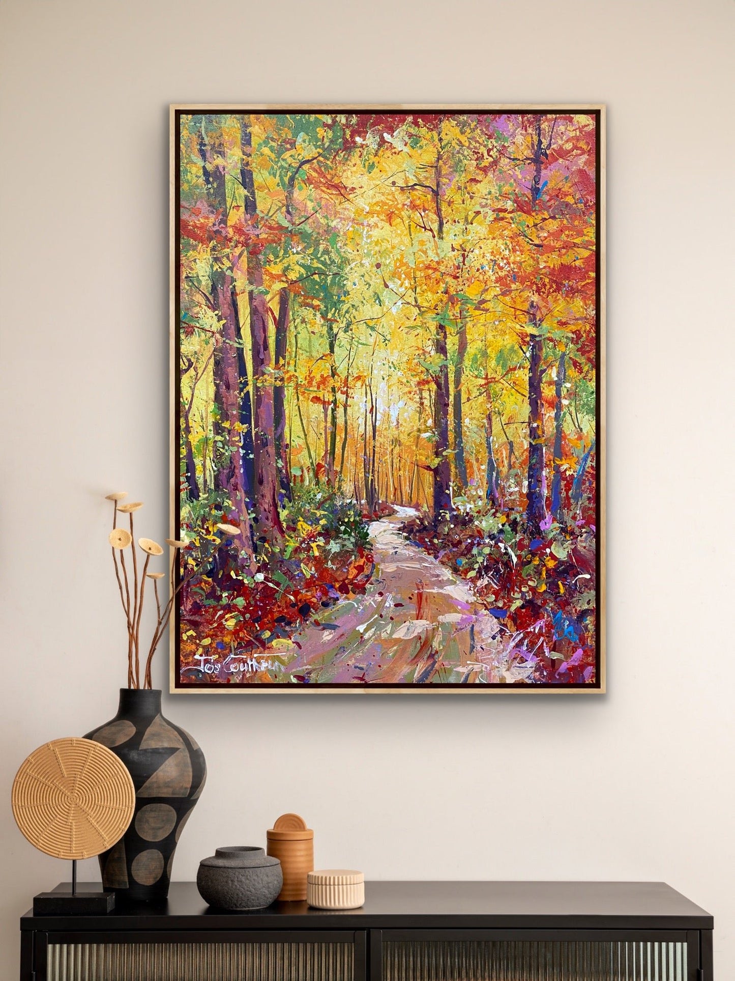 Road through the Forest 5 - Original Art - Gold Coast Gallery Of ArtJos Coufreur