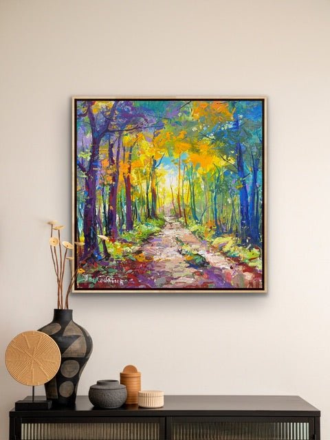 Road through the Forest 7 - Original Art - Gold Coast Gallery Of ArtJos Coufreur