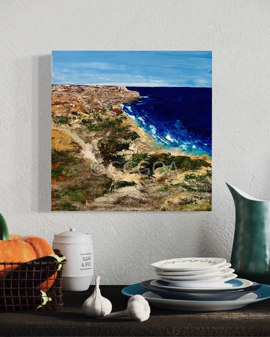 Rocky Cliffs - Rocky Cliffs - Gold Coast Gallery Of ArtAnjana Rai