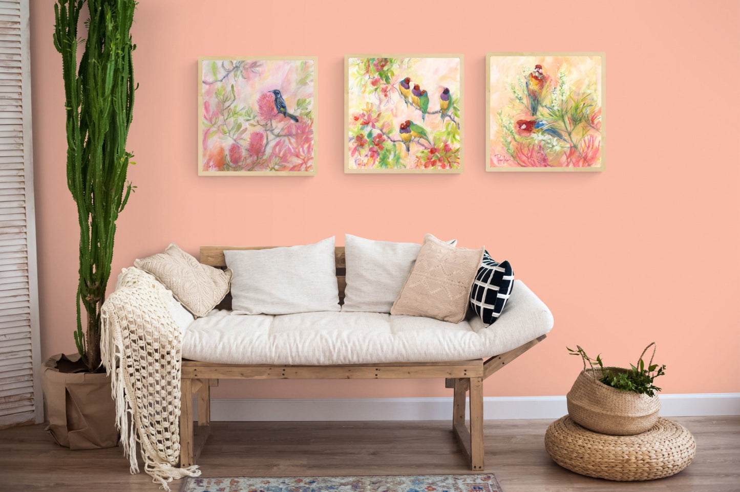 Rosellas and Grevillea - Gold Coast Gallery Of ArtDeb Parker Artist