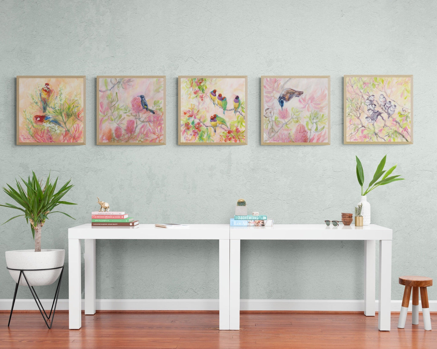 Rosellas and Grevillea - Gold Coast Gallery Of ArtDeb Parker Artist