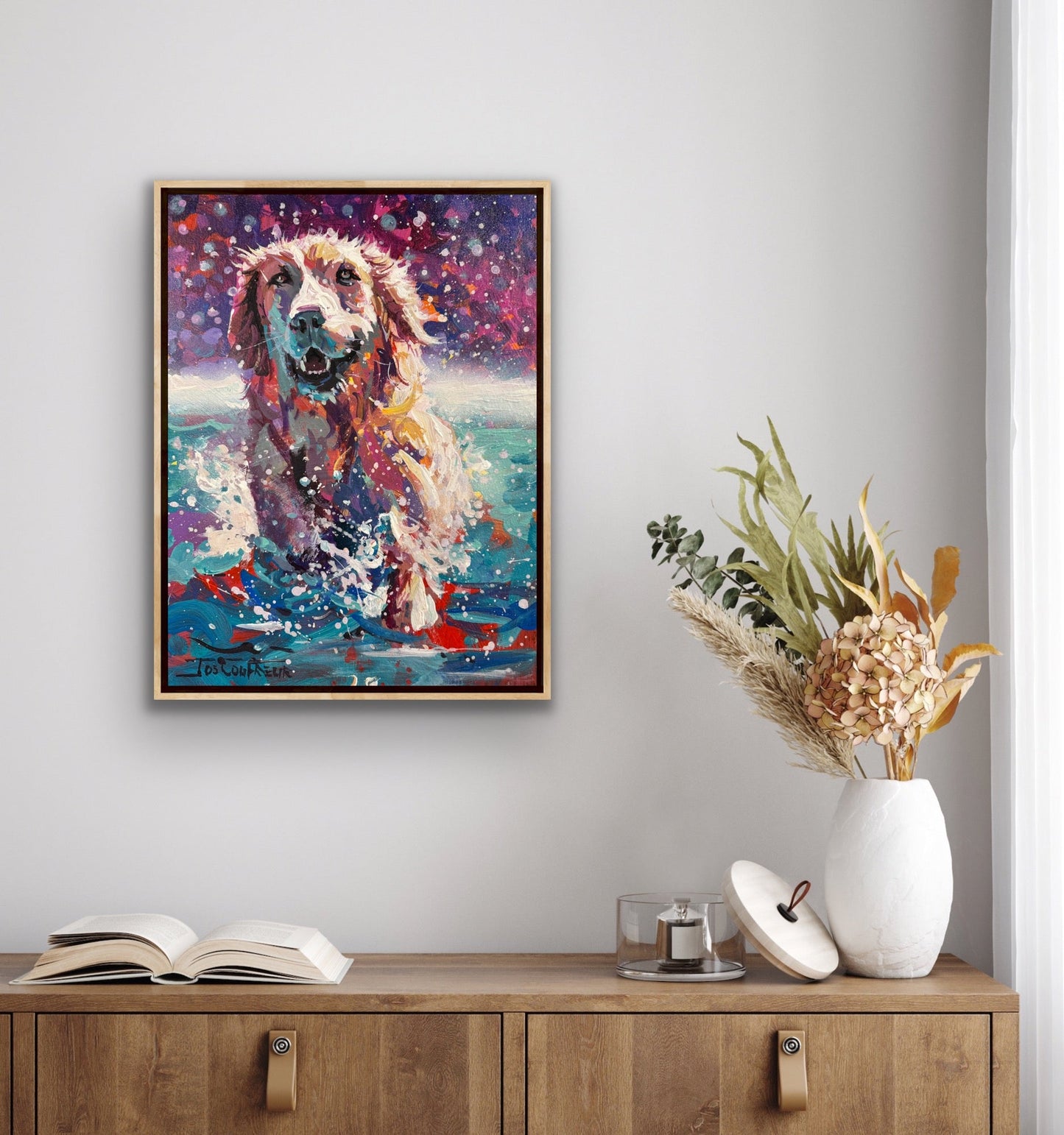 Running Dog - Gold Coast Gallery Of ArtJos Coufreur