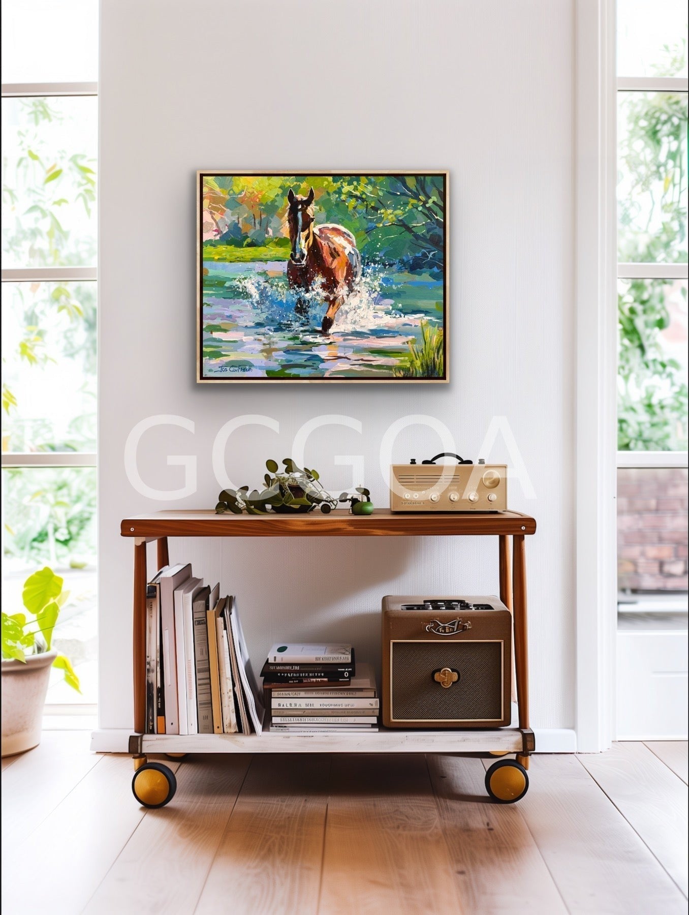 Running Horse - Gold Coast Gallery Of ArtJos Coufreur