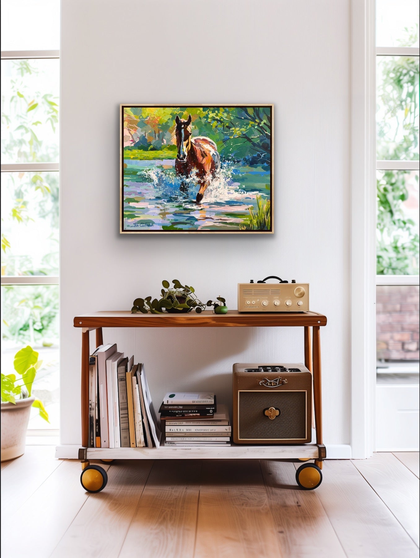 Running Horse - Gold Coast Gallery Of ArtJos Coufreur