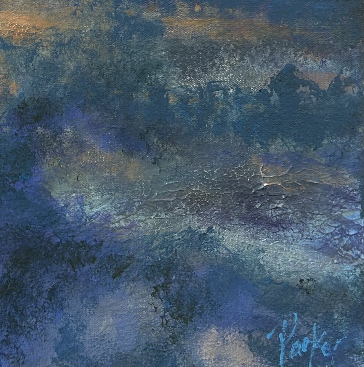 Salt Bush Country Evening - Gold Coast Gallery Of ArtDeb Parker Artist