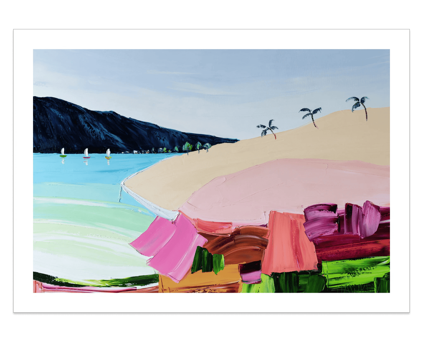 Sandy Point 3 - Fine Art Print - Gold Coast Gallery Of ArtAngela Hawkey