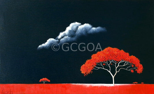 Savanna Night - Gold Coast Gallery Of ArtLucinda Leveille
