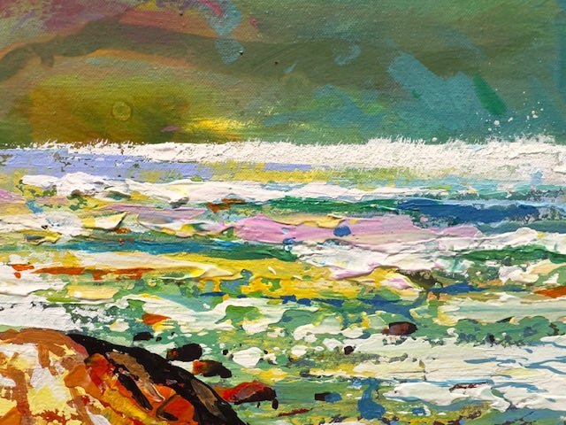 Seascape 3 - Ocean Strand Western Cape, South Africa - Original Art - Gold Coast Gallery Of ArtJos Coufreur