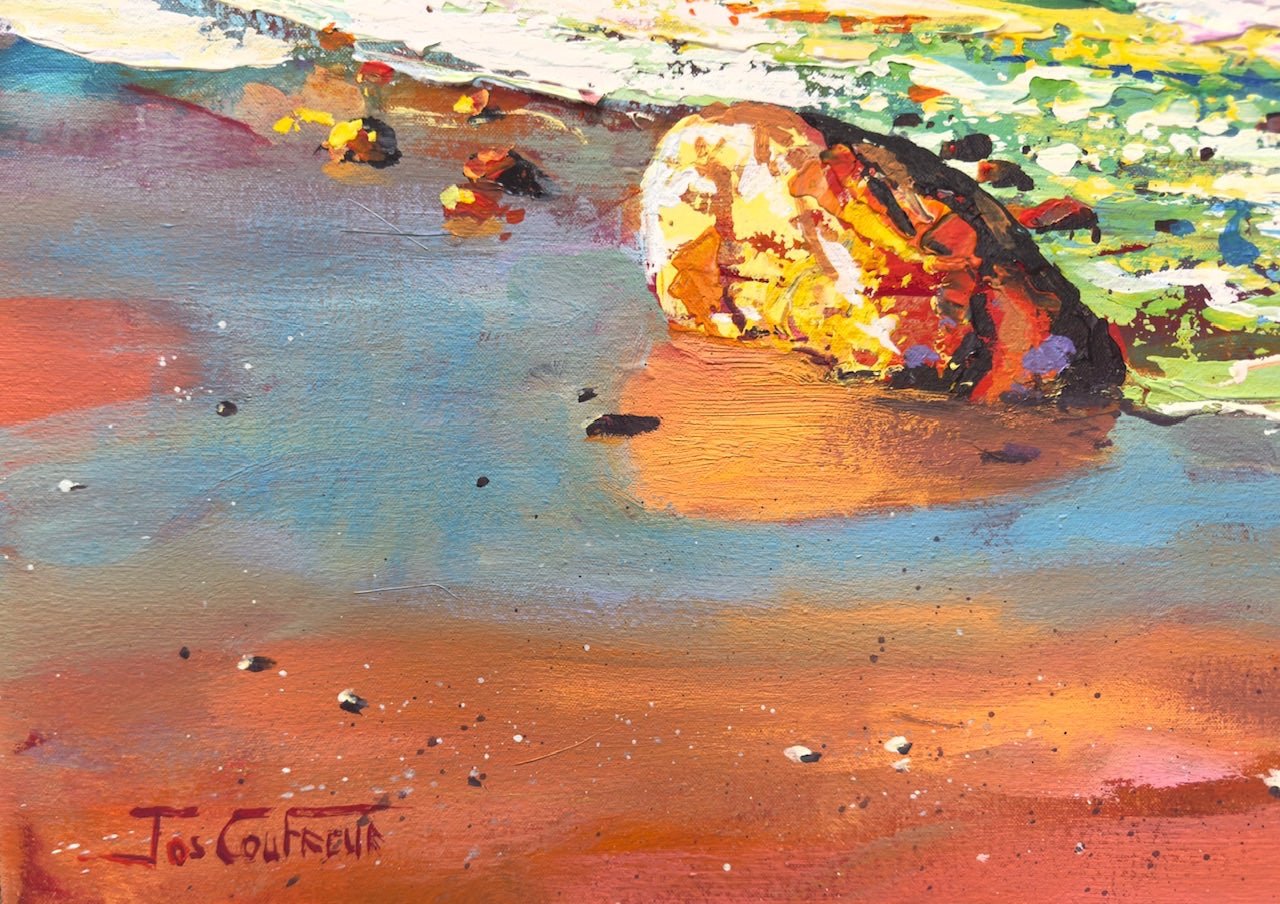 Seascape 3 - Ocean Strand Western Cape, South Africa - Original Art - Gold Coast Gallery Of ArtJos Coufreur
