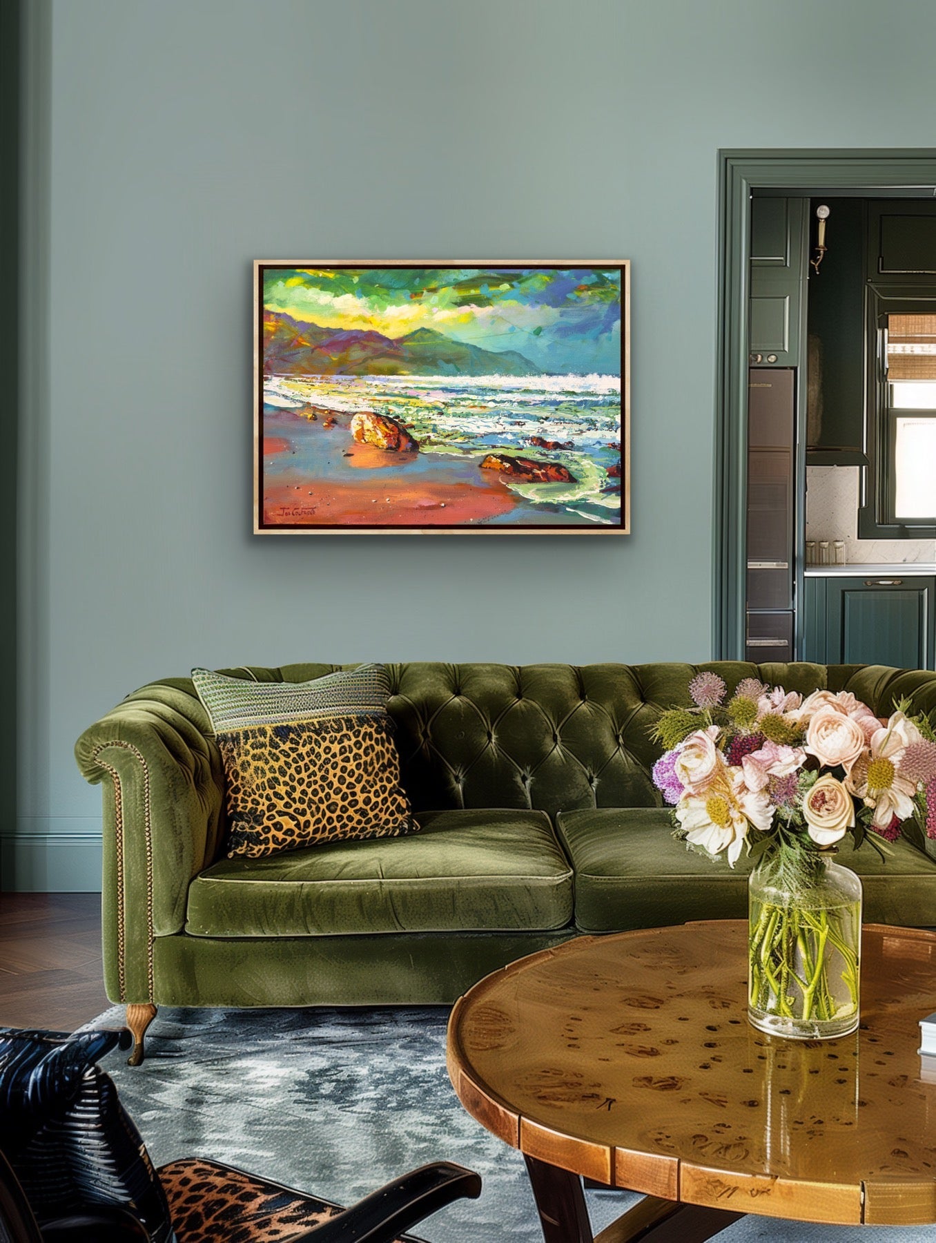 Seascape 3 - Ocean Strand Western Cape, South Africa - Original Art - Gold Coast Gallery Of ArtJos Coufreur