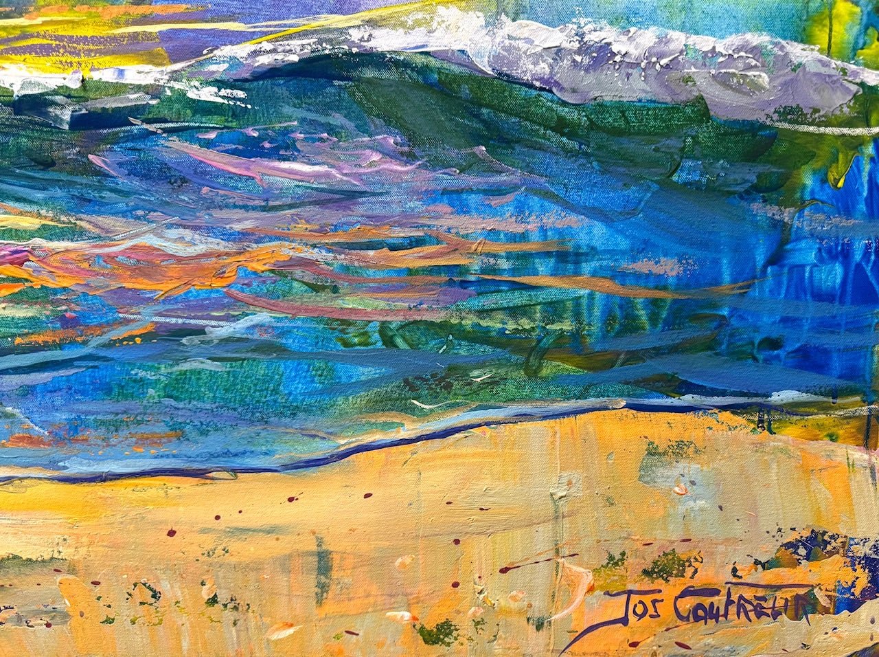 Seascape 7 - Original Art - Gold Coast Gallery Of ArtJos Coufreur