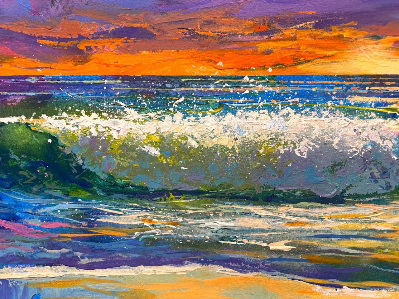 Seascape 7 - Original Art - Gold Coast Gallery Of ArtJos Coufreur