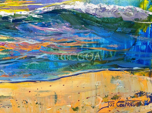 Seascape 7 - Original Art - Gold Coast Gallery Of Artjos coufreur