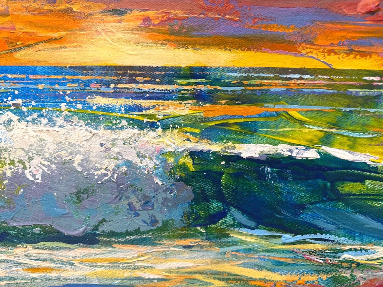 Seascape 7 - Original Art - Gold Coast Gallery Of ArtJos Coufreur