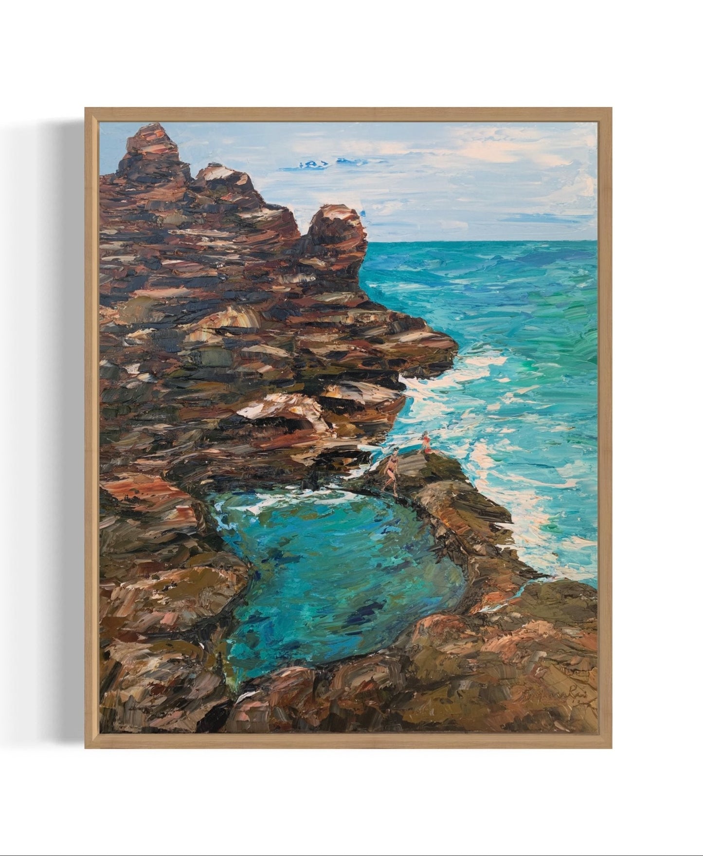 Seaside reflections - Original Art - Gold Coast Gallery Of ArtAnjana Rai