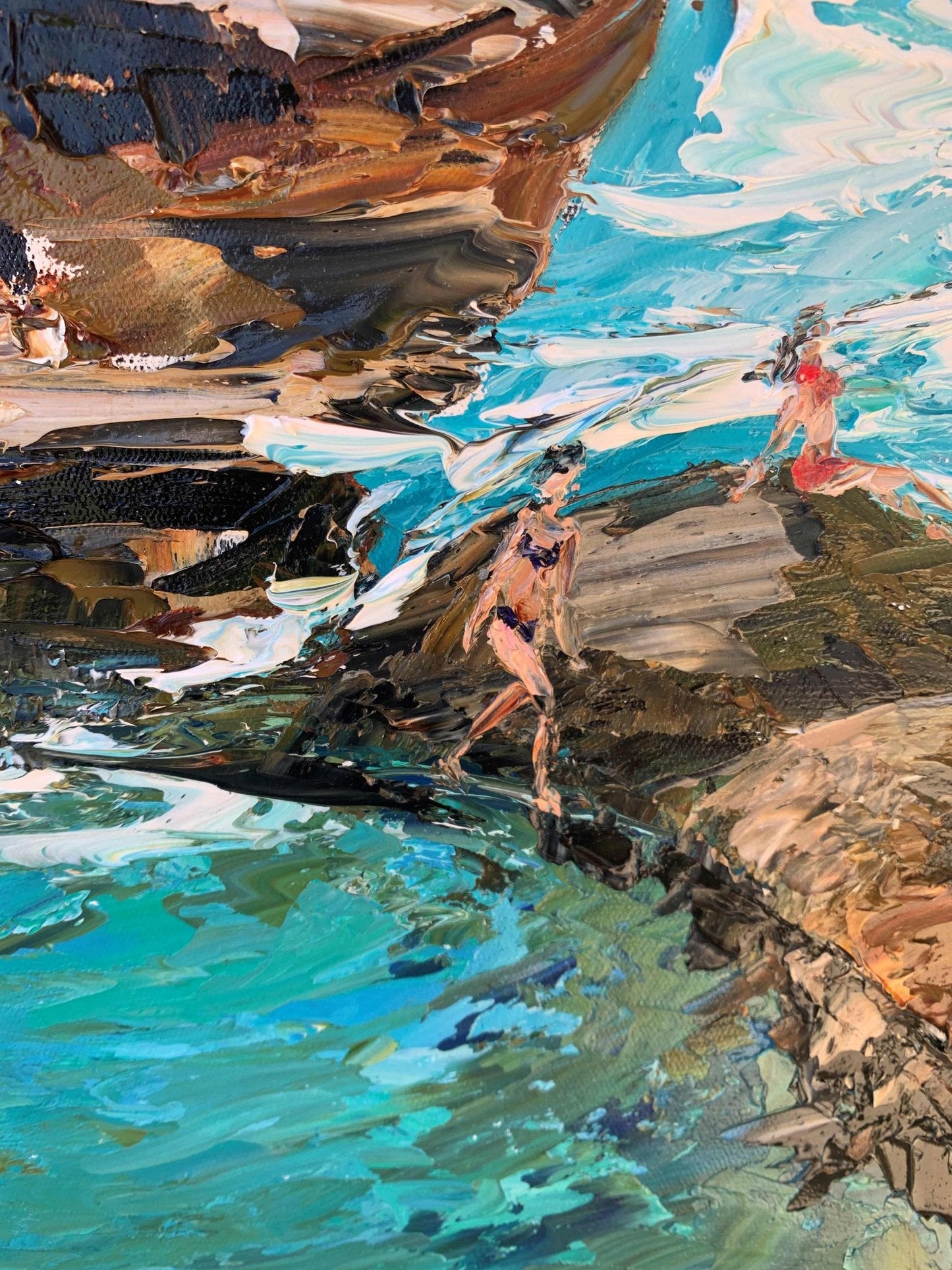 Seaside reflections - Original Art - Gold Coast Gallery Of ArtAnjana Rai
