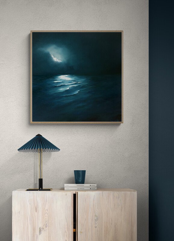 Shimmering Waves - Original Art - Gold Coast Gallery Of ArtLucinda Leveille