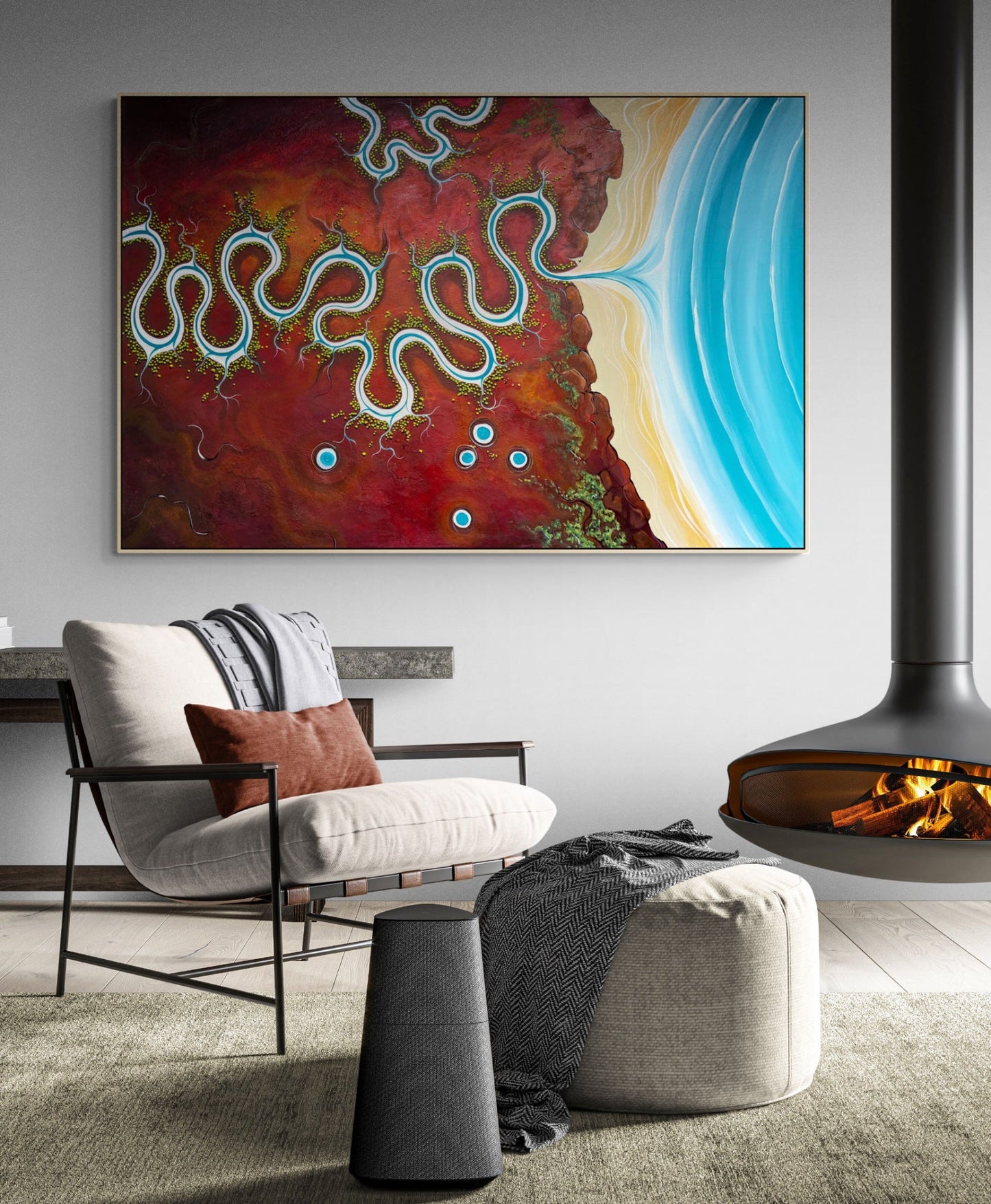 Silence Surrenders To Water - Gold Coast Gallery Of ArtTania Chanter