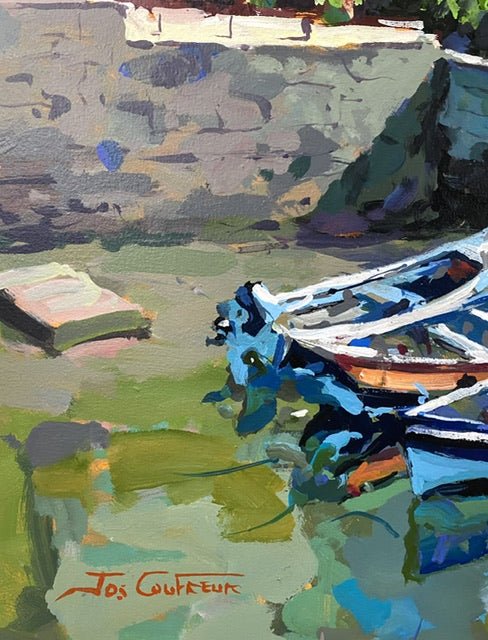 Staithes, Yorkshire UK - Original Art - Gold Coast Gallery Of ArtJos Coufreur