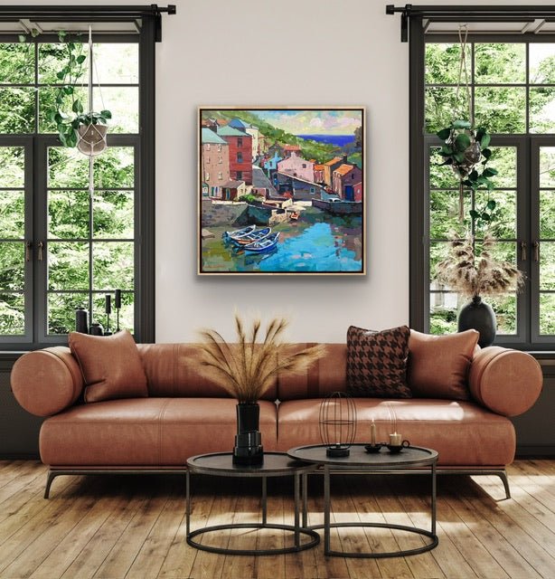 Staithes, Yorkshire UK - Original Art - Gold Coast Gallery Of ArtJos Coufreur