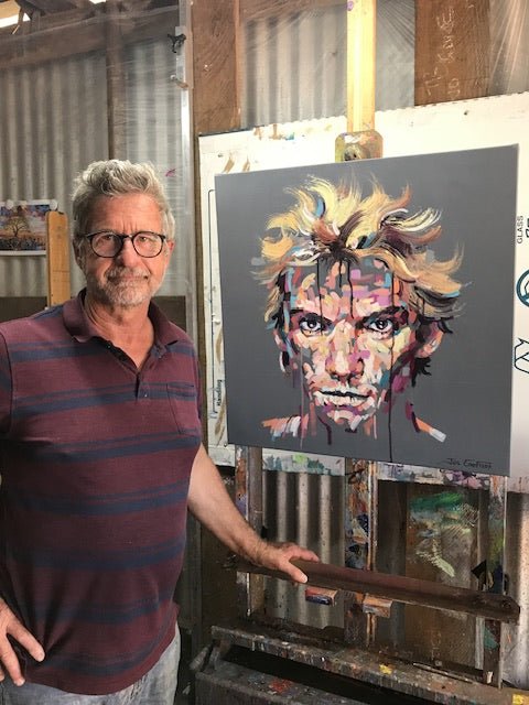Sting, The Police - Original Art - Gold Coast Gallery Of ArtJos Coufreur