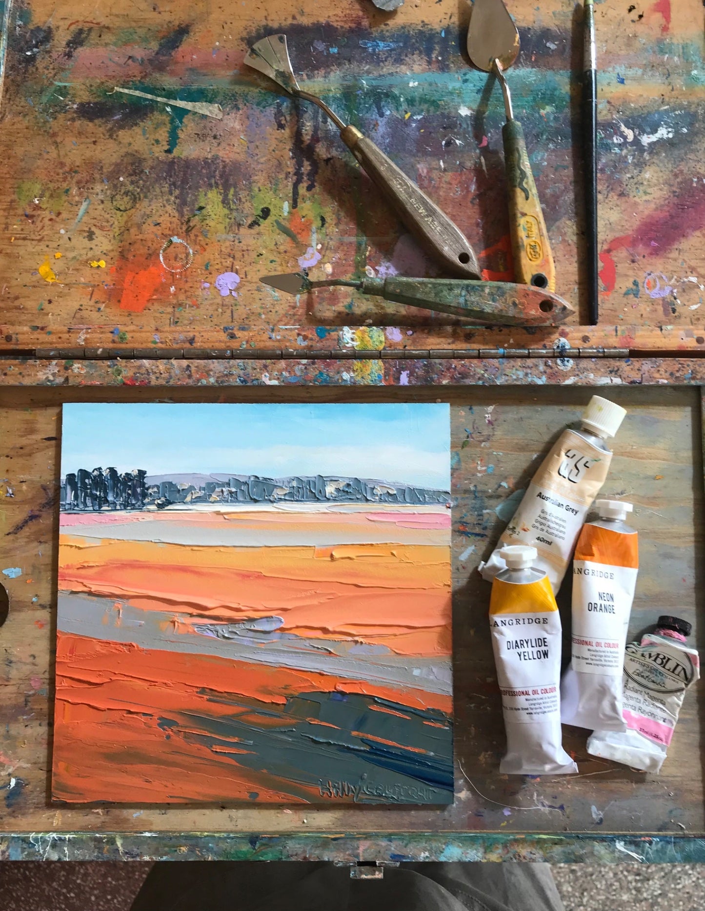 Summer on the Farm 5 - Plein Air - Gold Coast Gallery Of ArtHilly Coufreur