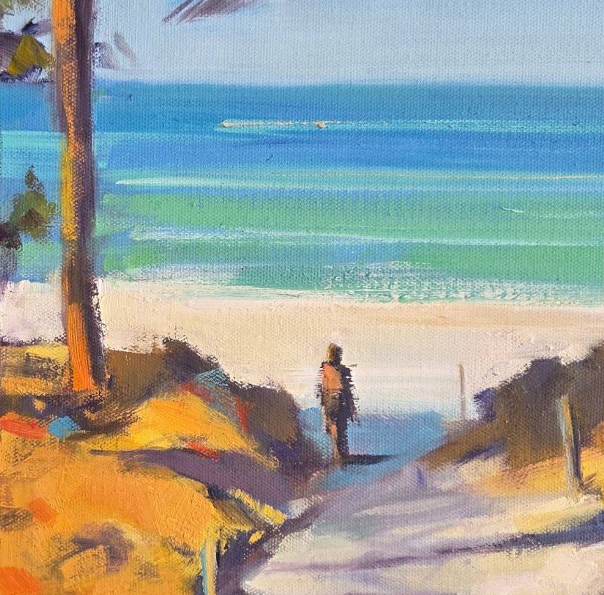 Sun Dappled Path - Gold Coast Gallery Of ArtJohn G Pearson