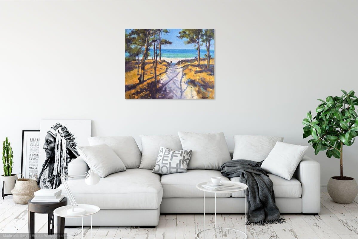 Sun Dappled Path - Gold Coast Gallery Of ArtJohn G Pearson