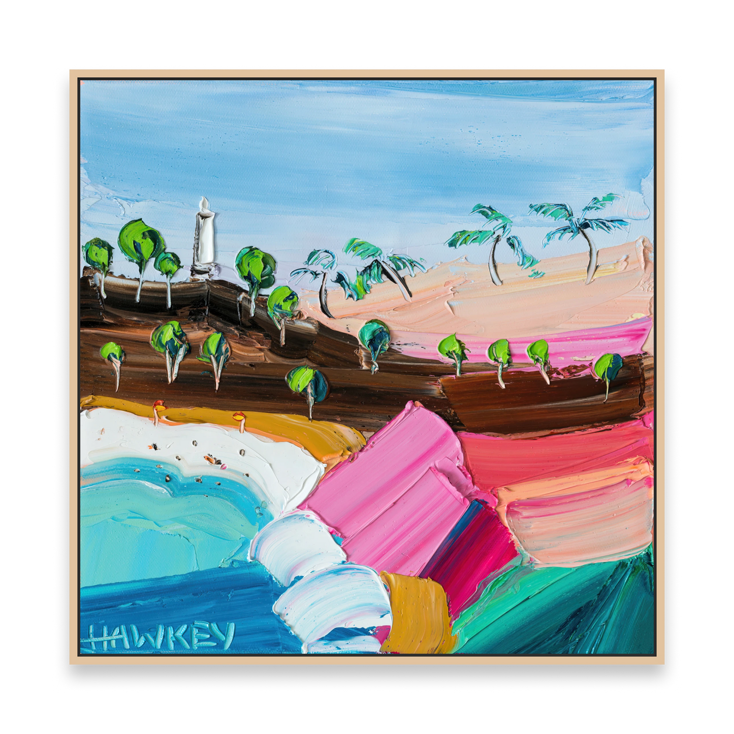 Sunday Swim - Fine Art Print - Gold Coast Gallery Of ArtAngela Hawkey