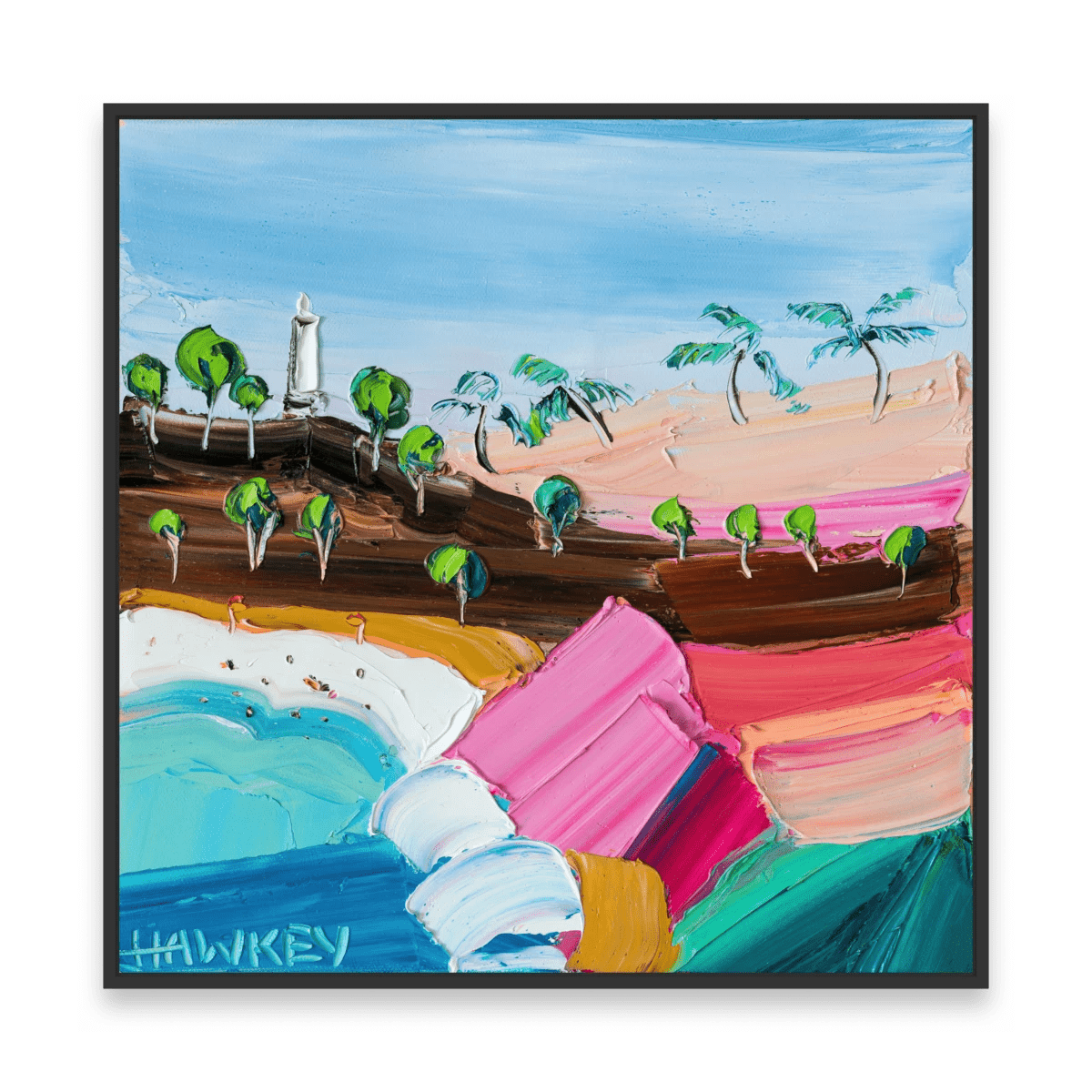 Sunday Swim - Fine Art Print - Gold Coast Gallery Of ArtAngela Hawkey