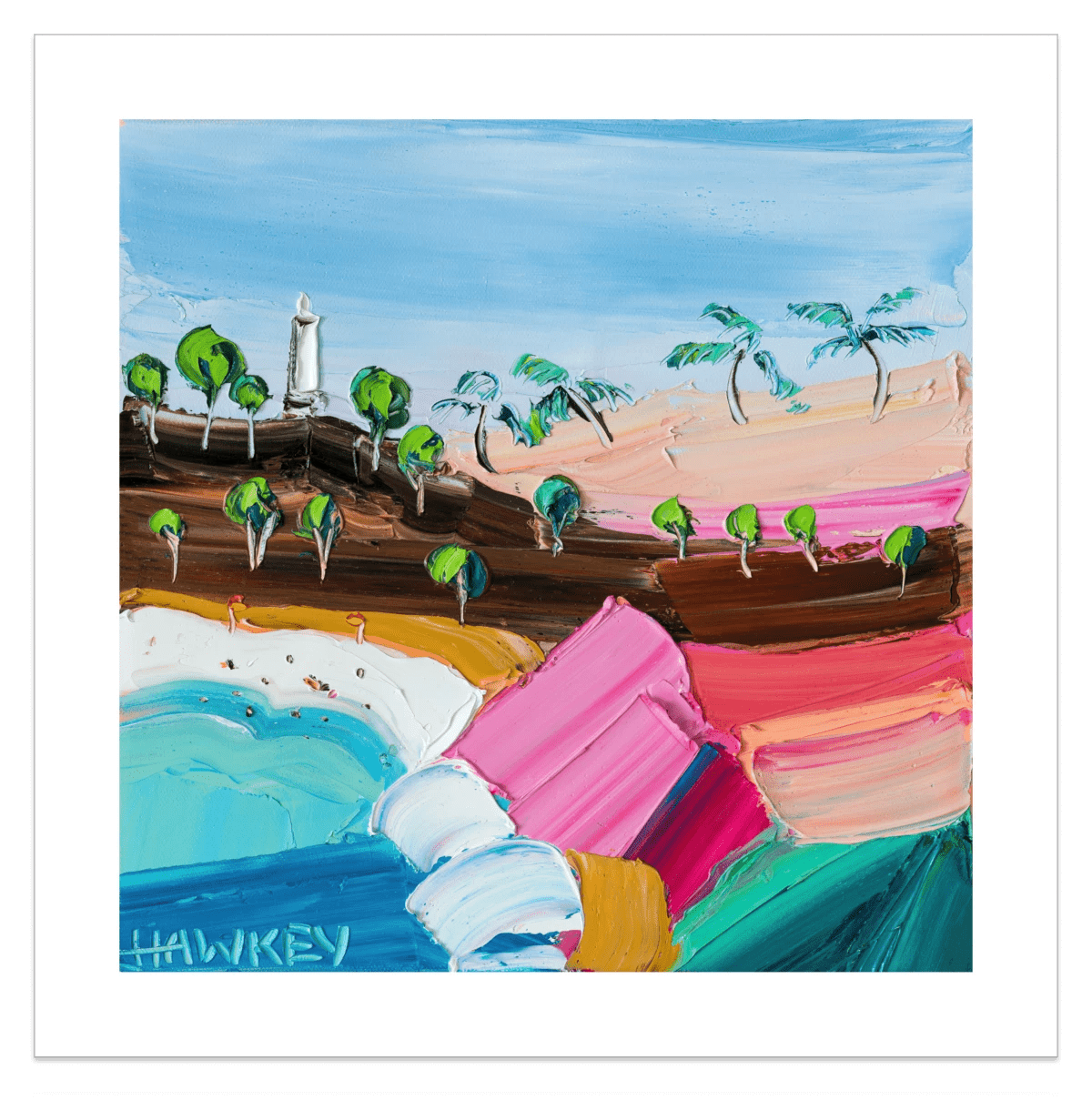 Sunday Swim - Fine Art Print - Gold Coast Gallery Of ArtAngela Hawkey
