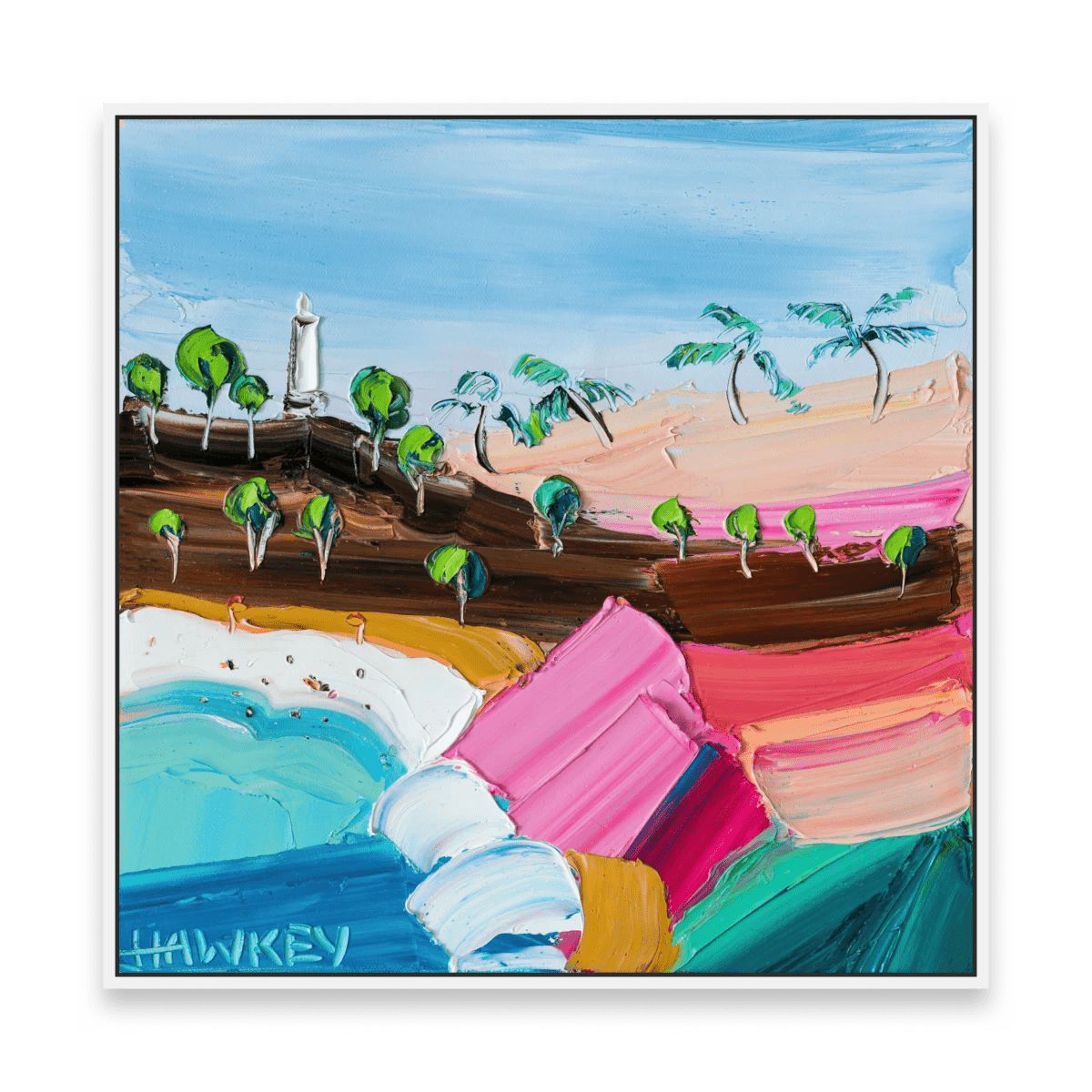 Sunday Swim - Fine Art Print - Gold Coast Gallery Of ArtAngela Hawkey