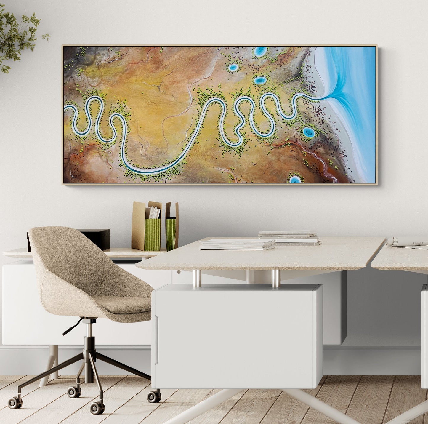 Sunlines And Furrows - Gold Coast Gallery Of ArtTania Chanter