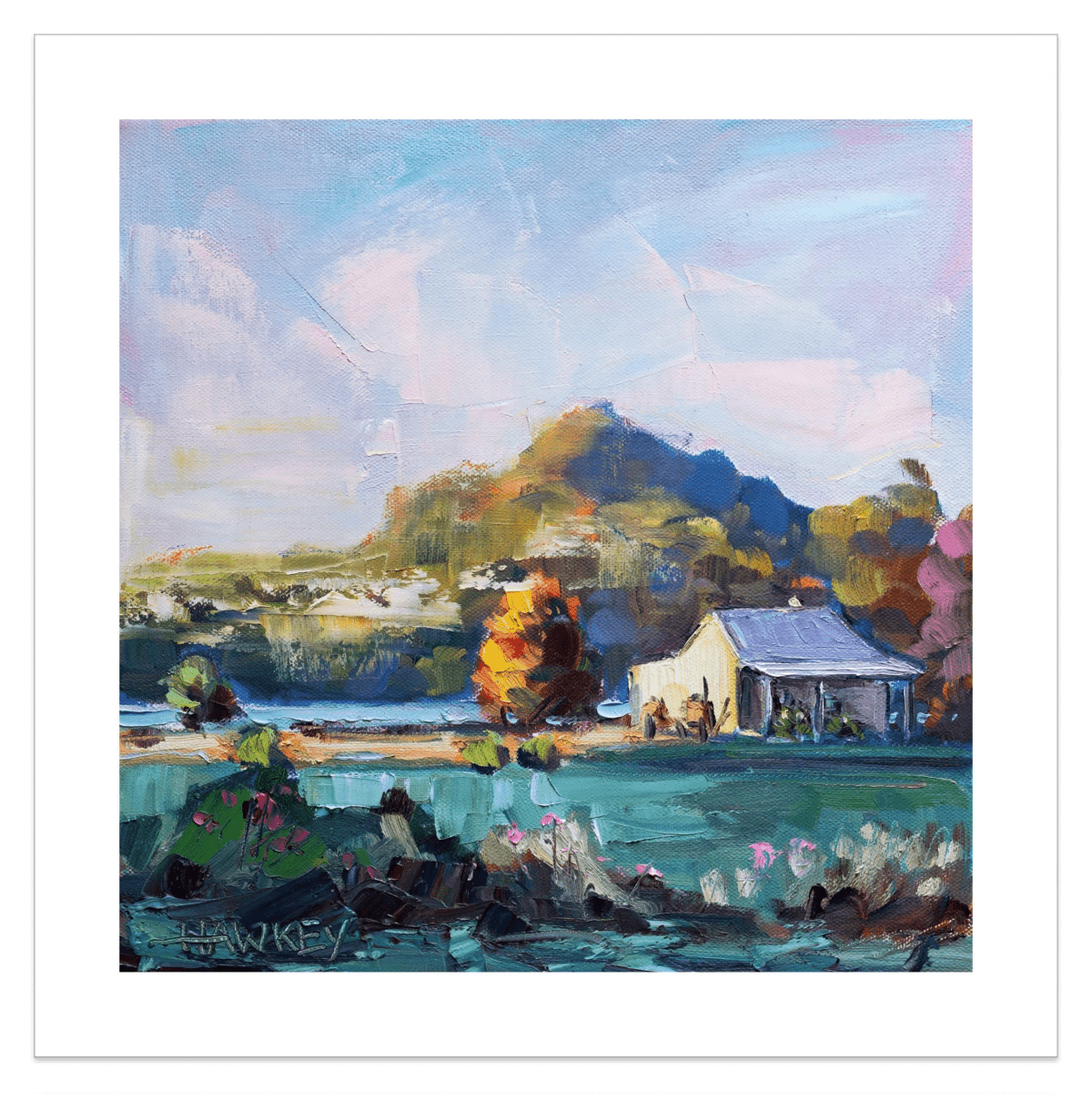 Sunlit House - Fine Art Print - Gold Coast Gallery Of ArtAngela Hawkey