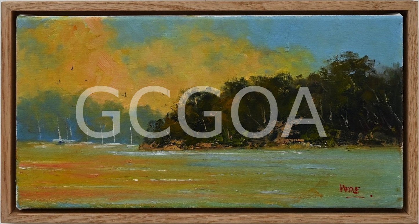 Sunset Over Noosa River - Gold Coast Gallery Of ArtRod Moore