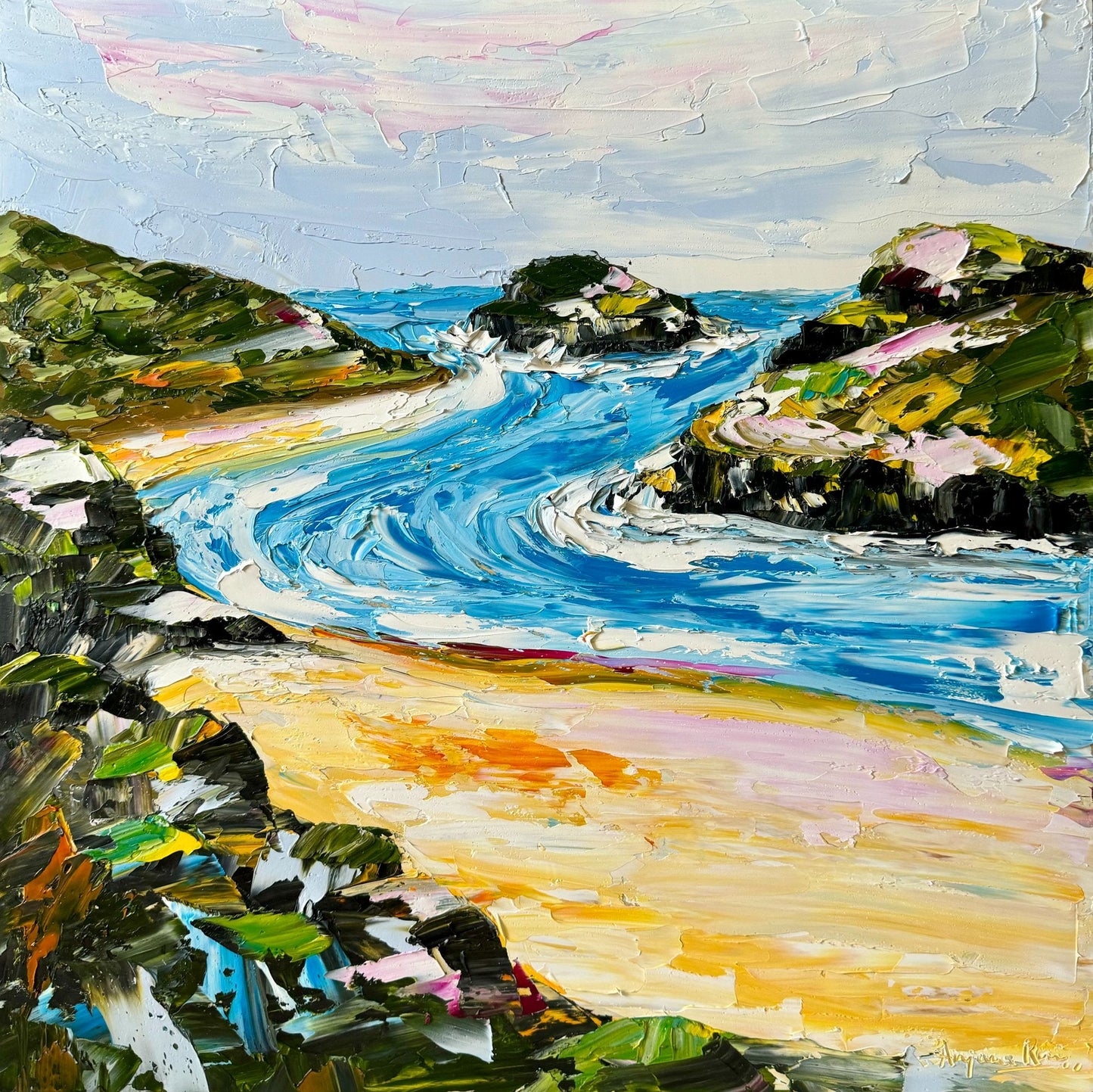 Swirl Up - Original Art - Gold Coast Gallery Of ArtAnjana Rai