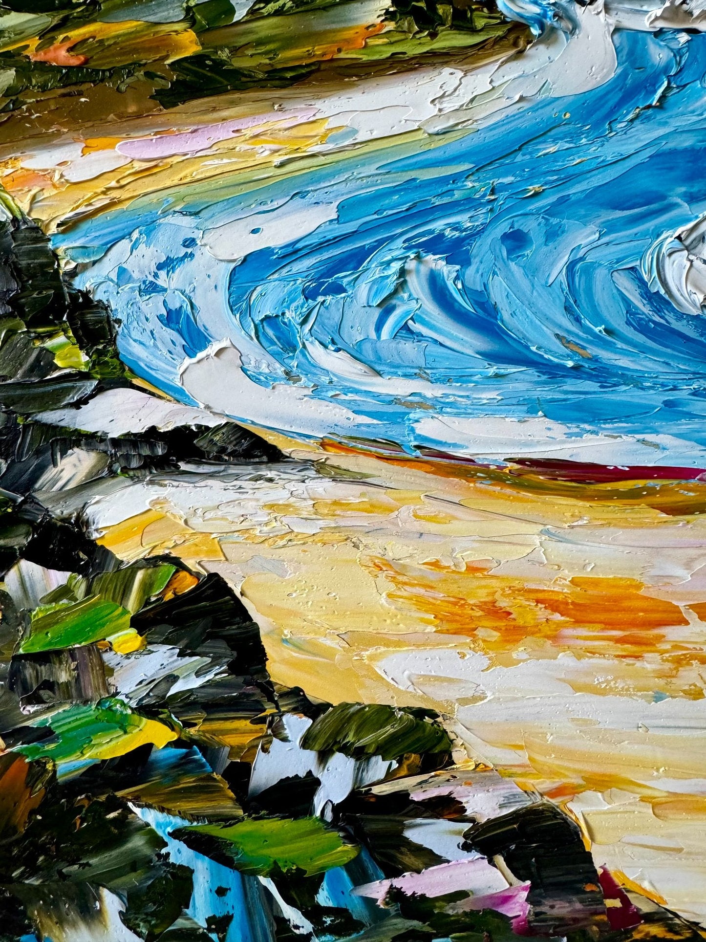Swirl Up - Original Art - Gold Coast Gallery Of ArtAnjana Rai