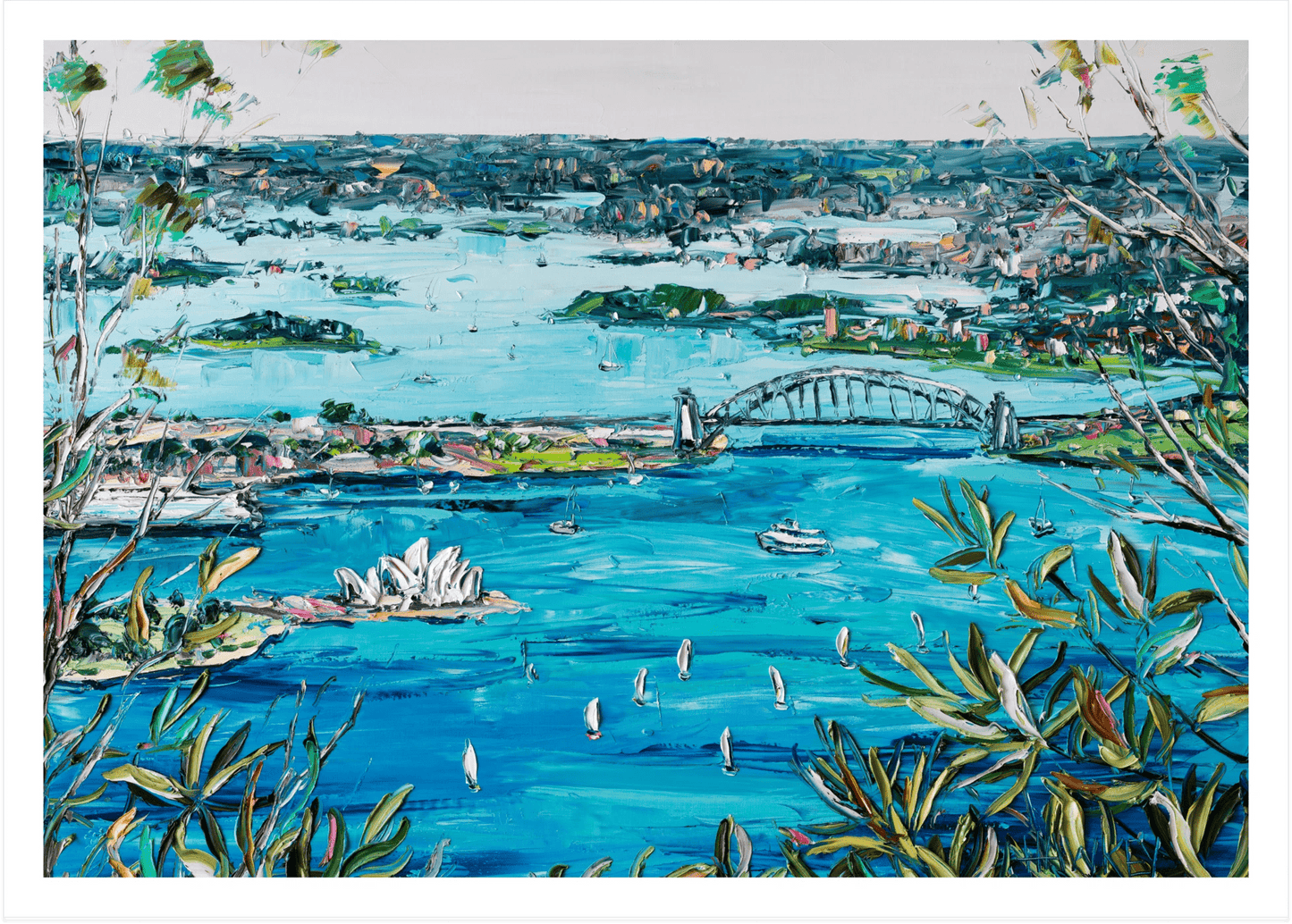 Sydney Harbour 2 - Fine Art Print - Gold Coast Gallery Of ArtAngela Hawkey