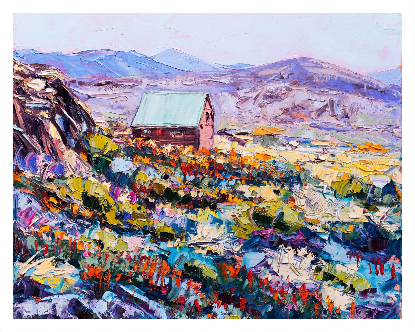 Tasmanian Hut - Fine Art Print - Gold Coast Gallery Of ArtAngela Hawkey