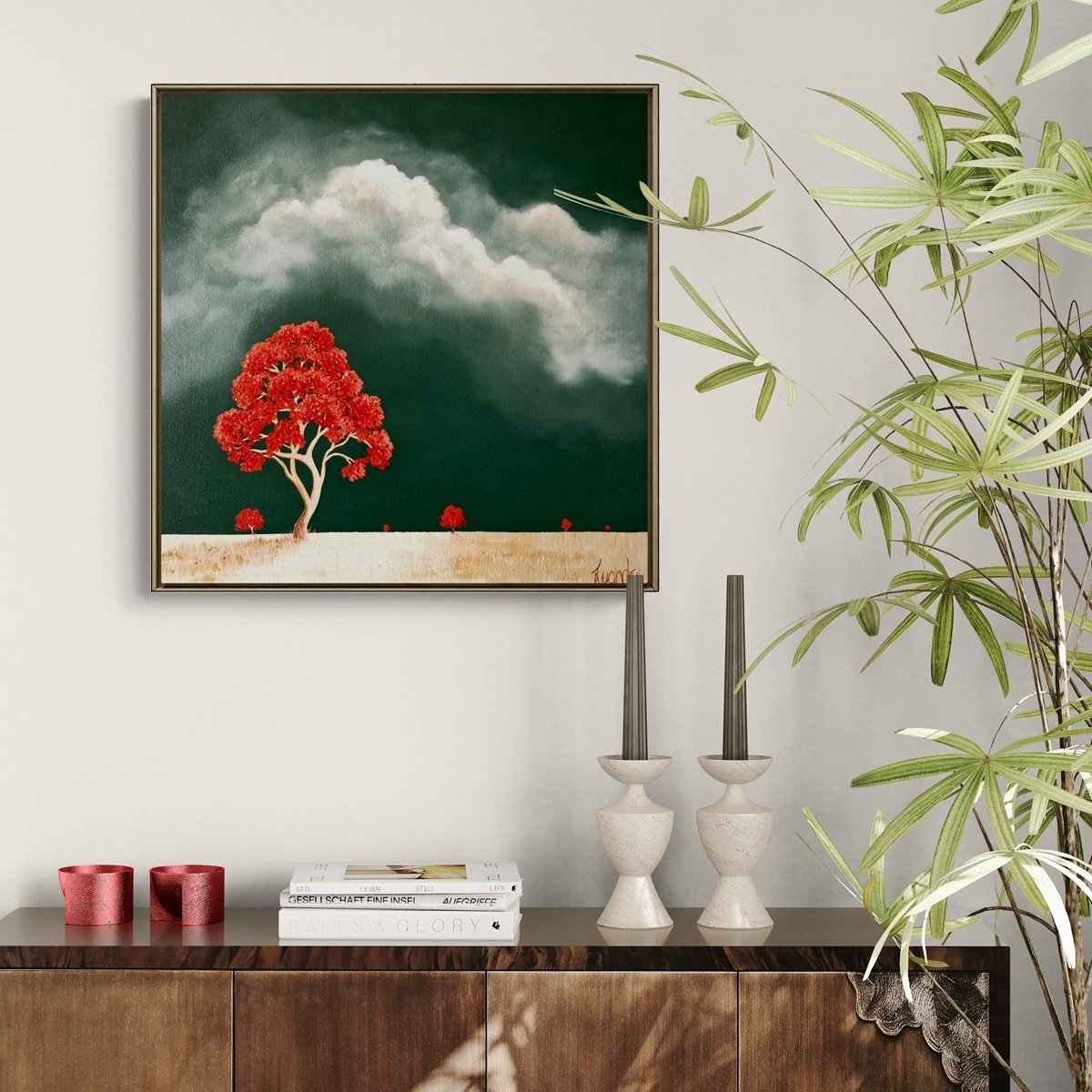 The Ember Sentinel - Original Art - Gold Coast Gallery Of ArtLucinda Leveille