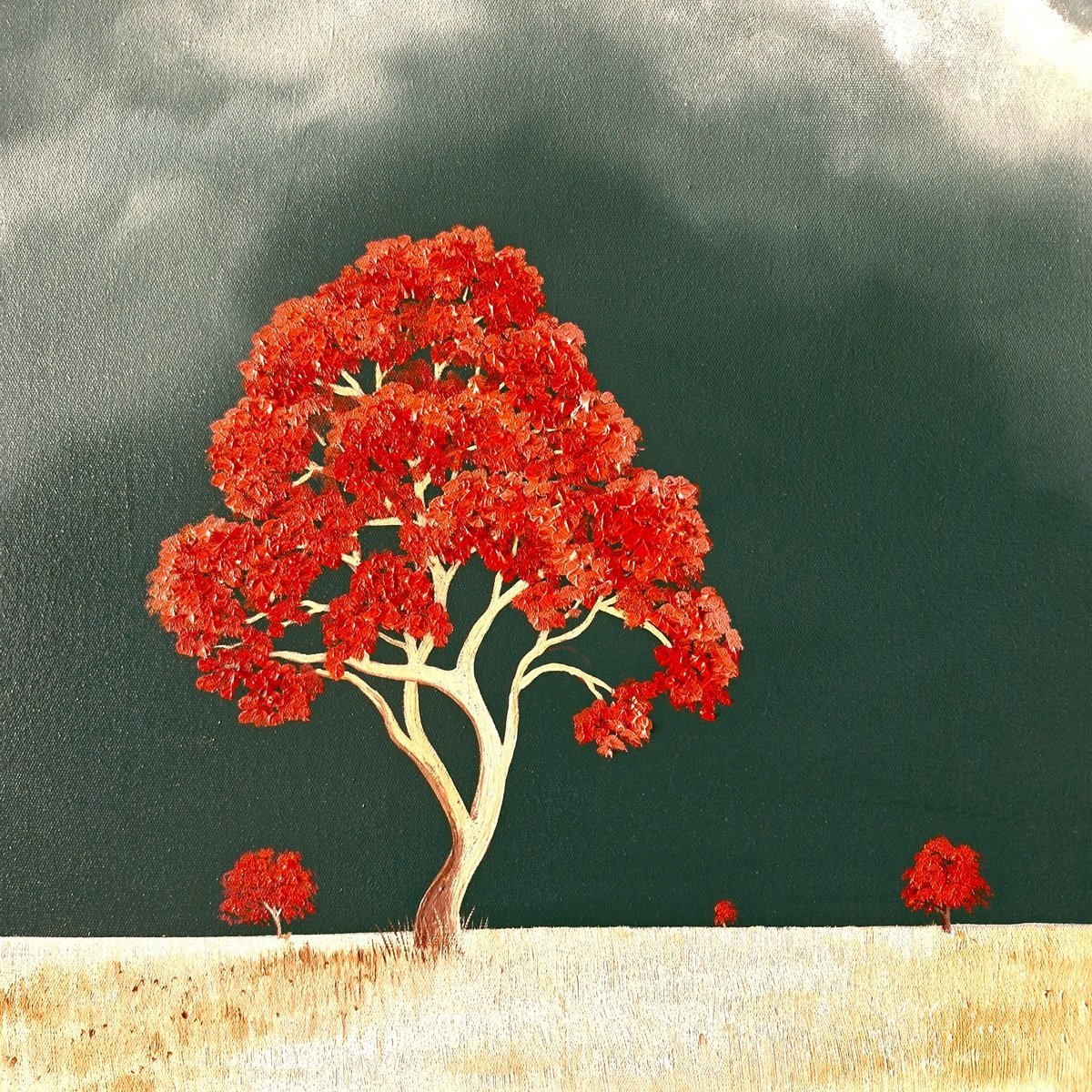 The Ember Sentinel - Original Art - Gold Coast Gallery Of ArtLucinda Leveille