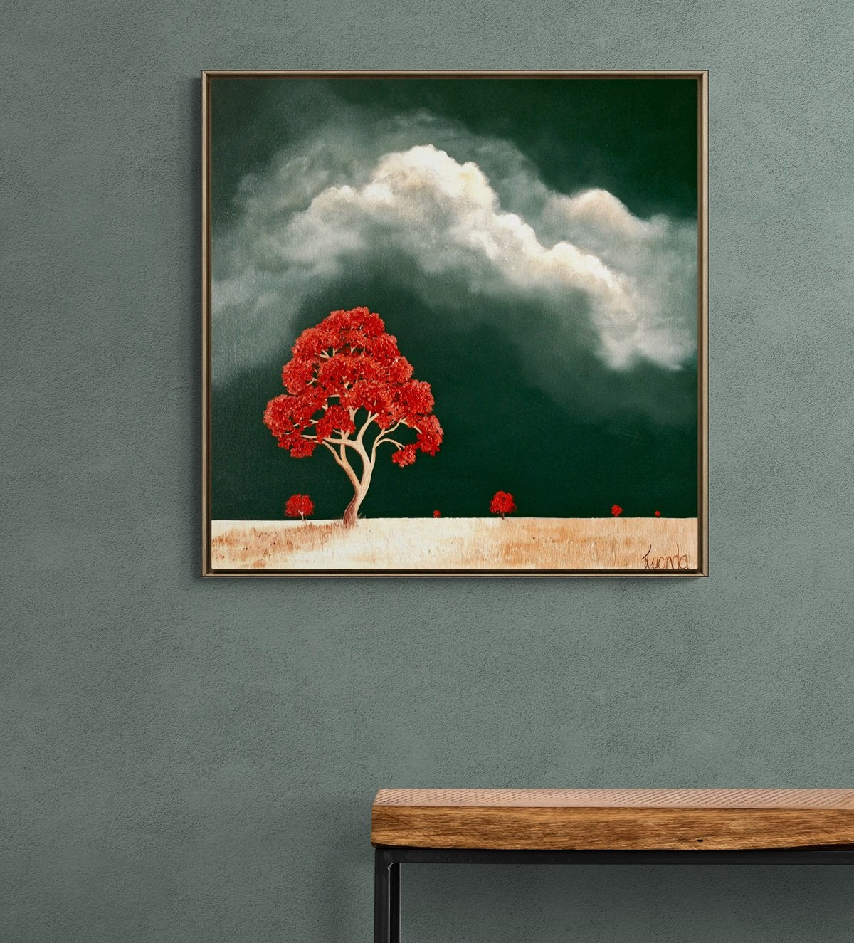 The Ember Sentinel - Original Art - Gold Coast Gallery Of ArtLucinda Leveille