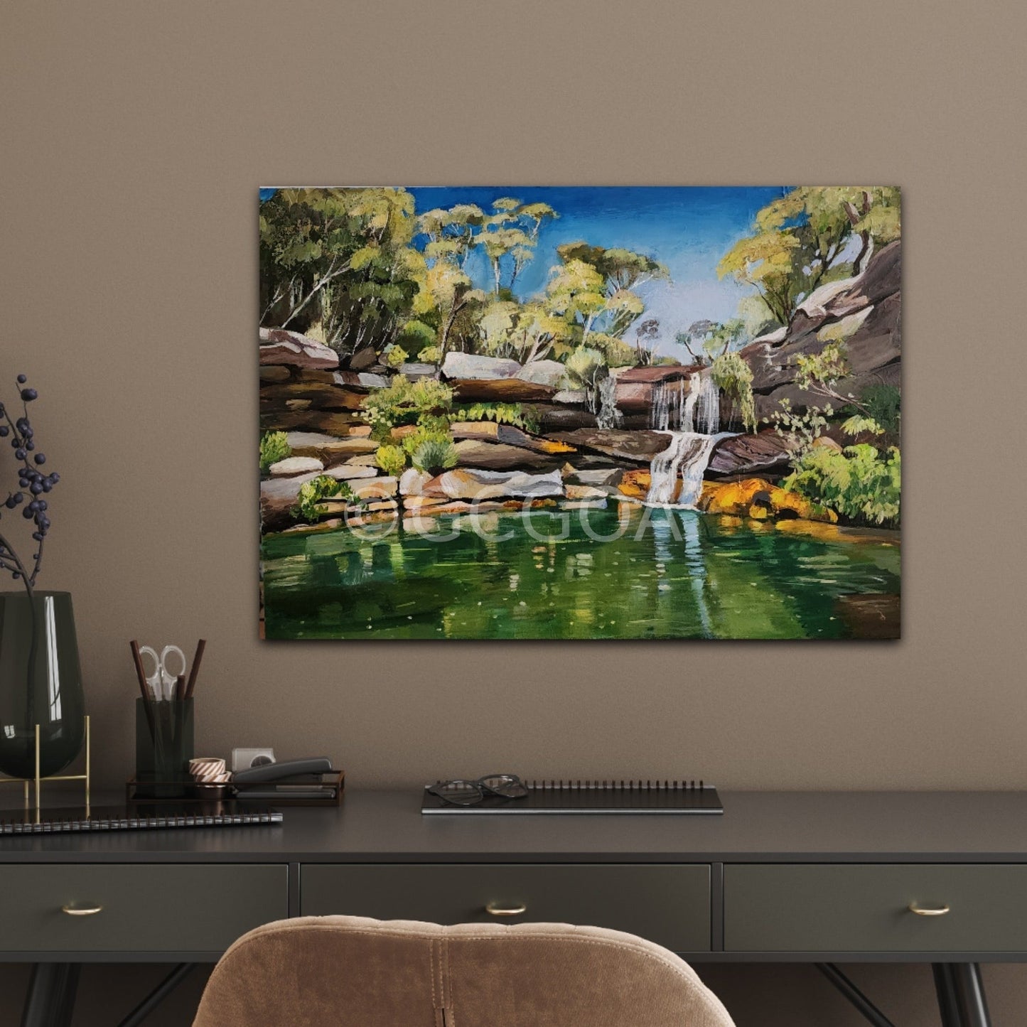 The Green Rock Pool - Gold Coast Gallery Of ArtSusan Trudinger