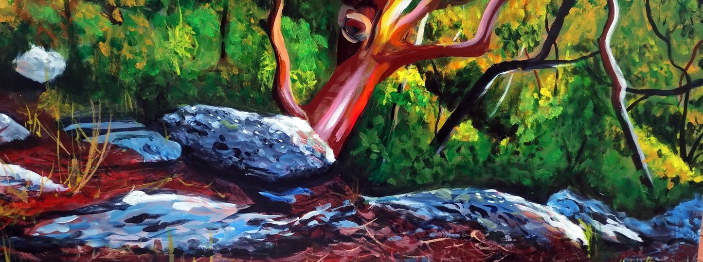 The Long Walk Back - Original Art - Gold Coast Gallery Of ArtYvonne Wells