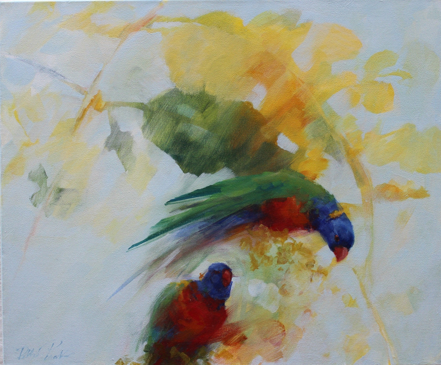 The Nectar Lovers #3 - Original Art - Gold Coast Gallery Of ArtDeb Parker Artist