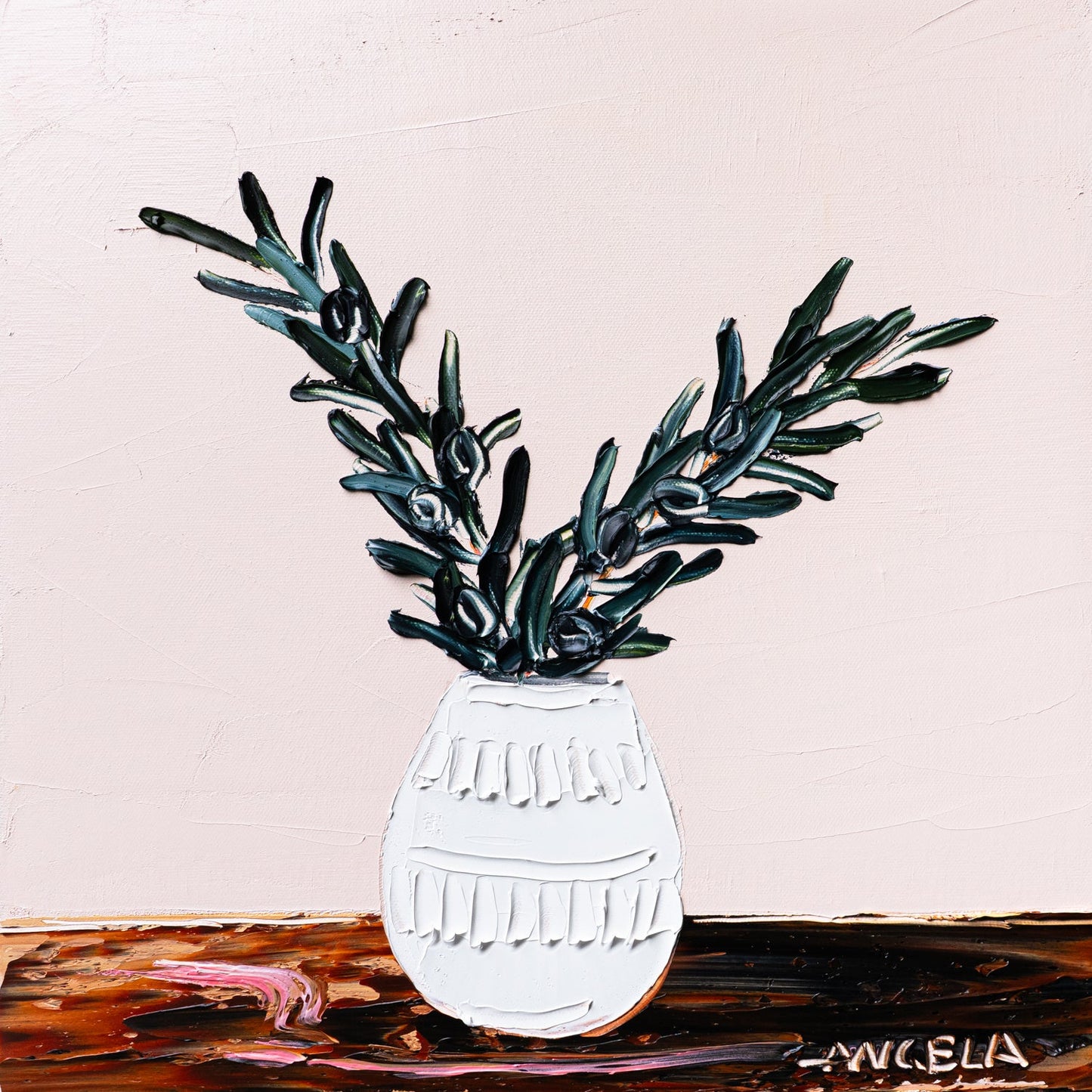 The Olive Vase - Gold Coast Gallery Of ArtAngela Hawkey