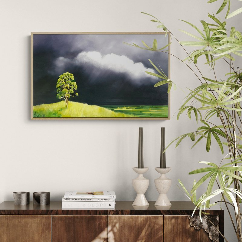 The Quiet Before The Rain - original art - Gold Coast Gallery Of ArtLucinda Leveille