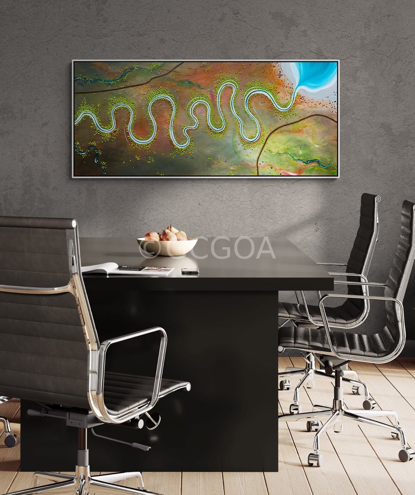 The River's Silent Song - Original Art - Gold Coast Gallery Of ArtTania Chanter