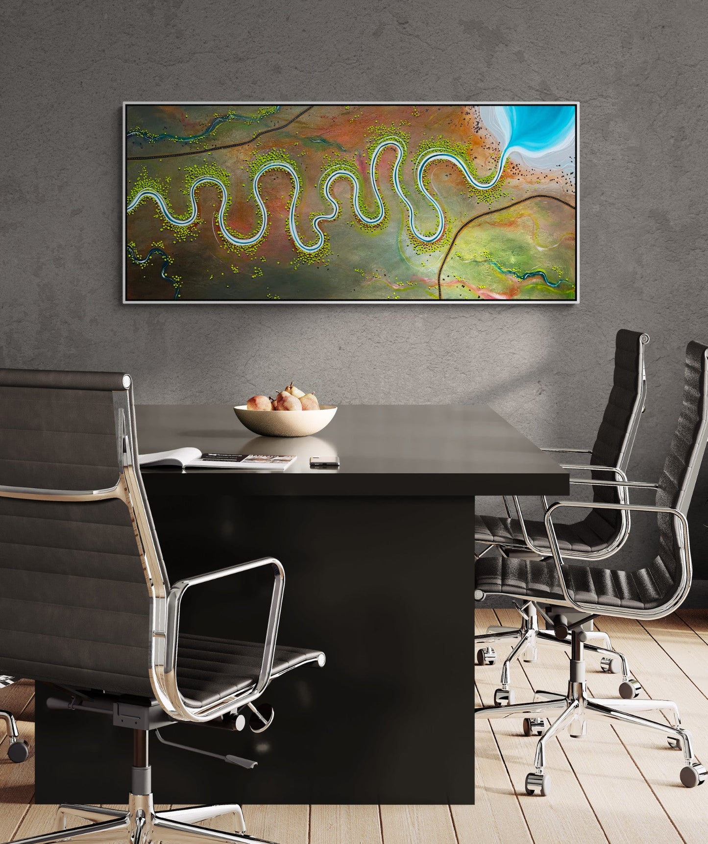 The River's Silent Song - Original Art - Gold Coast Gallery Of ArtTania Chanter